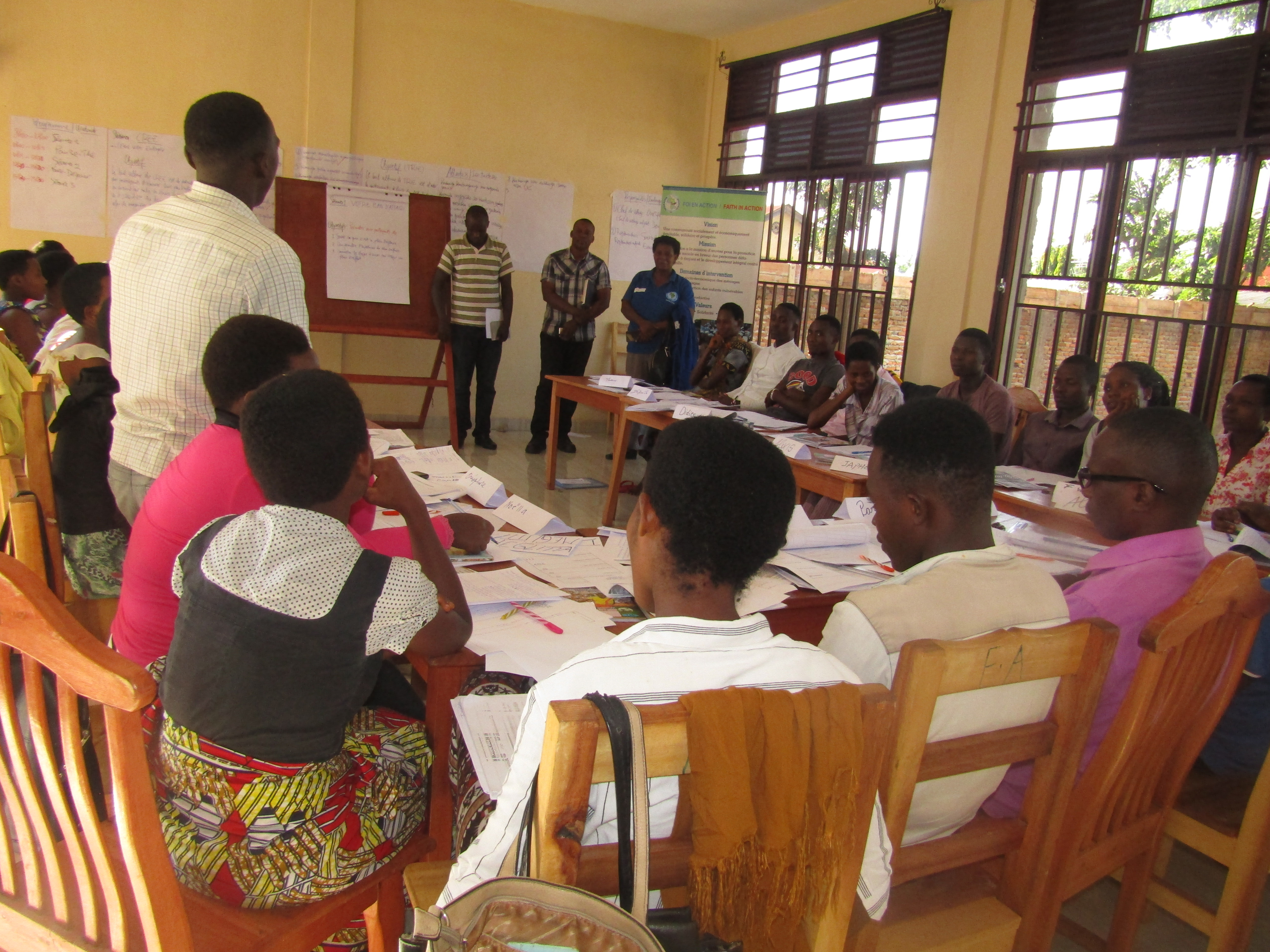 La coordination Nationale de Kindernothilfe en visite d’évaluation au sein de Foi en Action