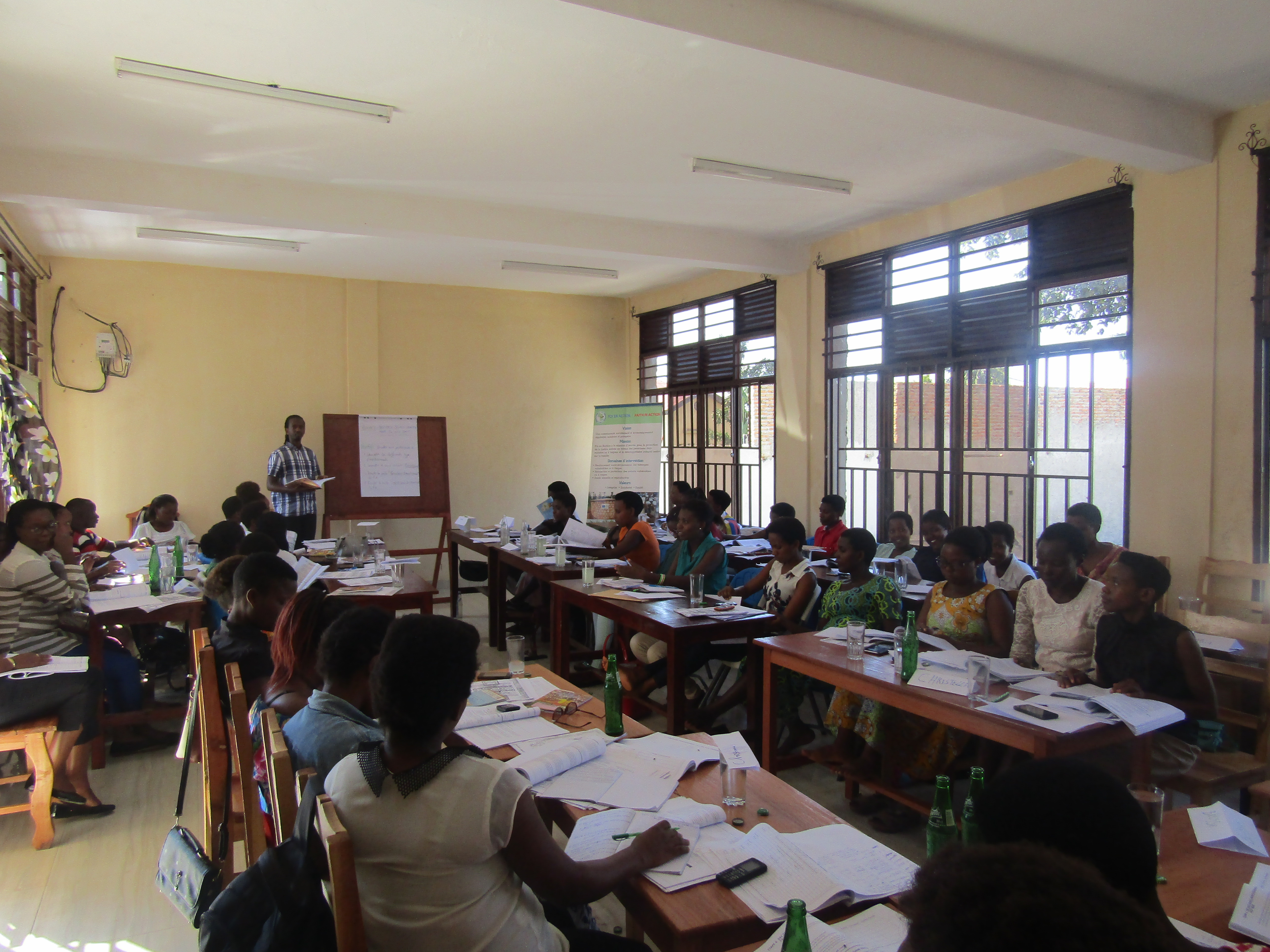 Formation entrepreneuriale de 50 mères adolescentes et filles.